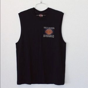 VINTAGE HARLEY DAVIDSON 🍒 MUSCLE TEE